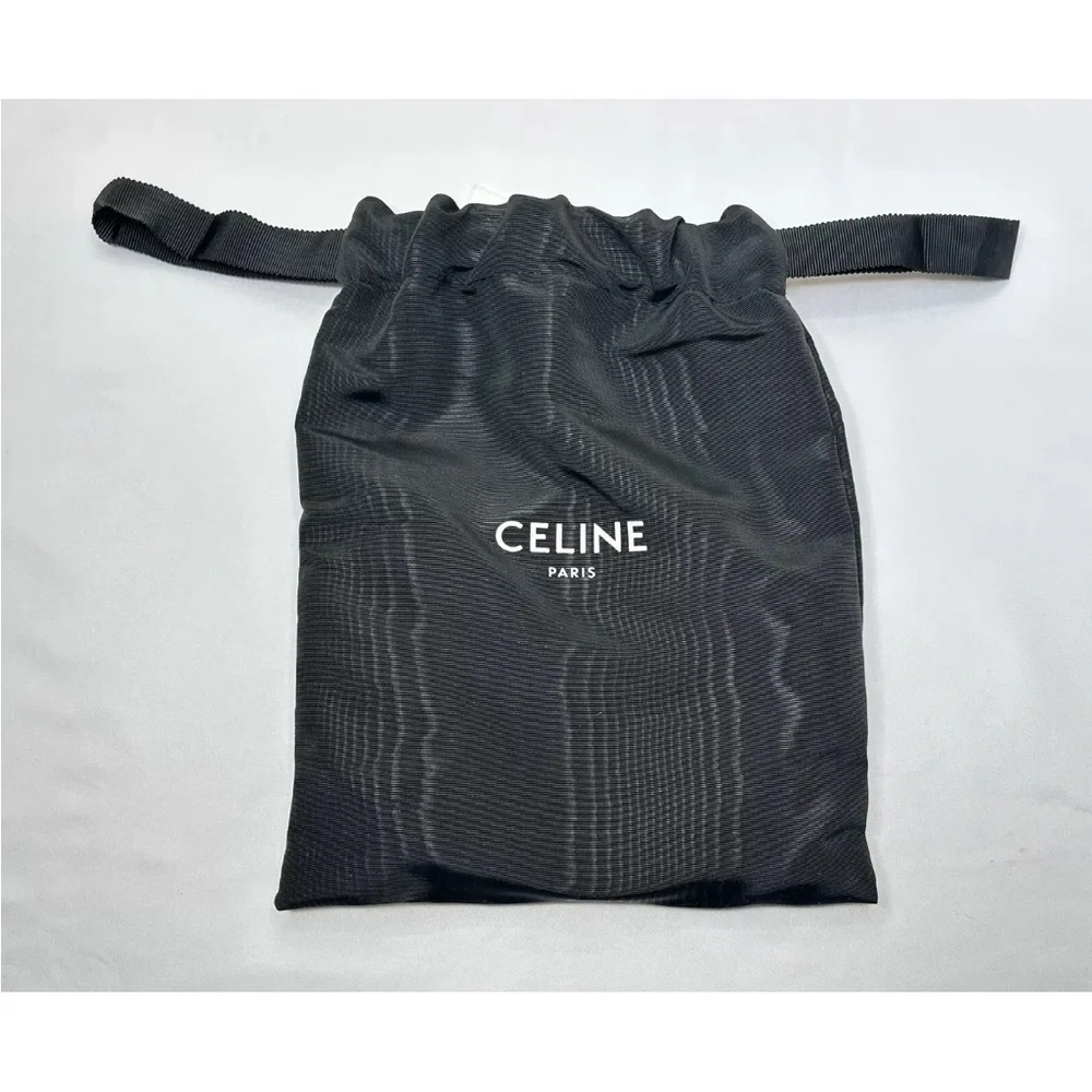 Celine Brown Buckle Belt Triomphe Coated Canvas Medium 80 W/ Dust Bag & Box - Picture 10 of 12